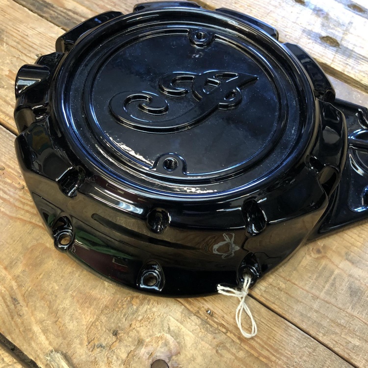Indian Scout clutch cover, gloss black